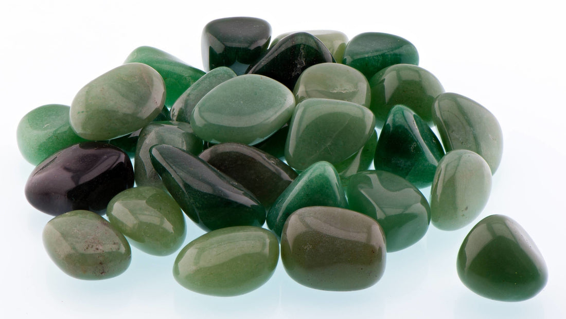 Green Aventurine Polished Tumbled Gemstone - Stone of Good Luck | Crystal Gemstone Shop.