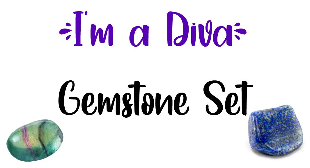 I'm a Diva Gemstone Pocket Stone Set | Crystal Gemstone Shop.
