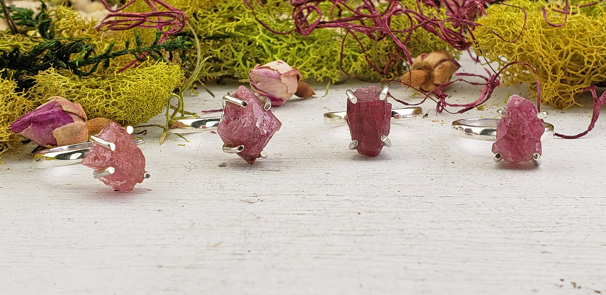 Pink Tourmaline Sterling Silver Ring - Casi