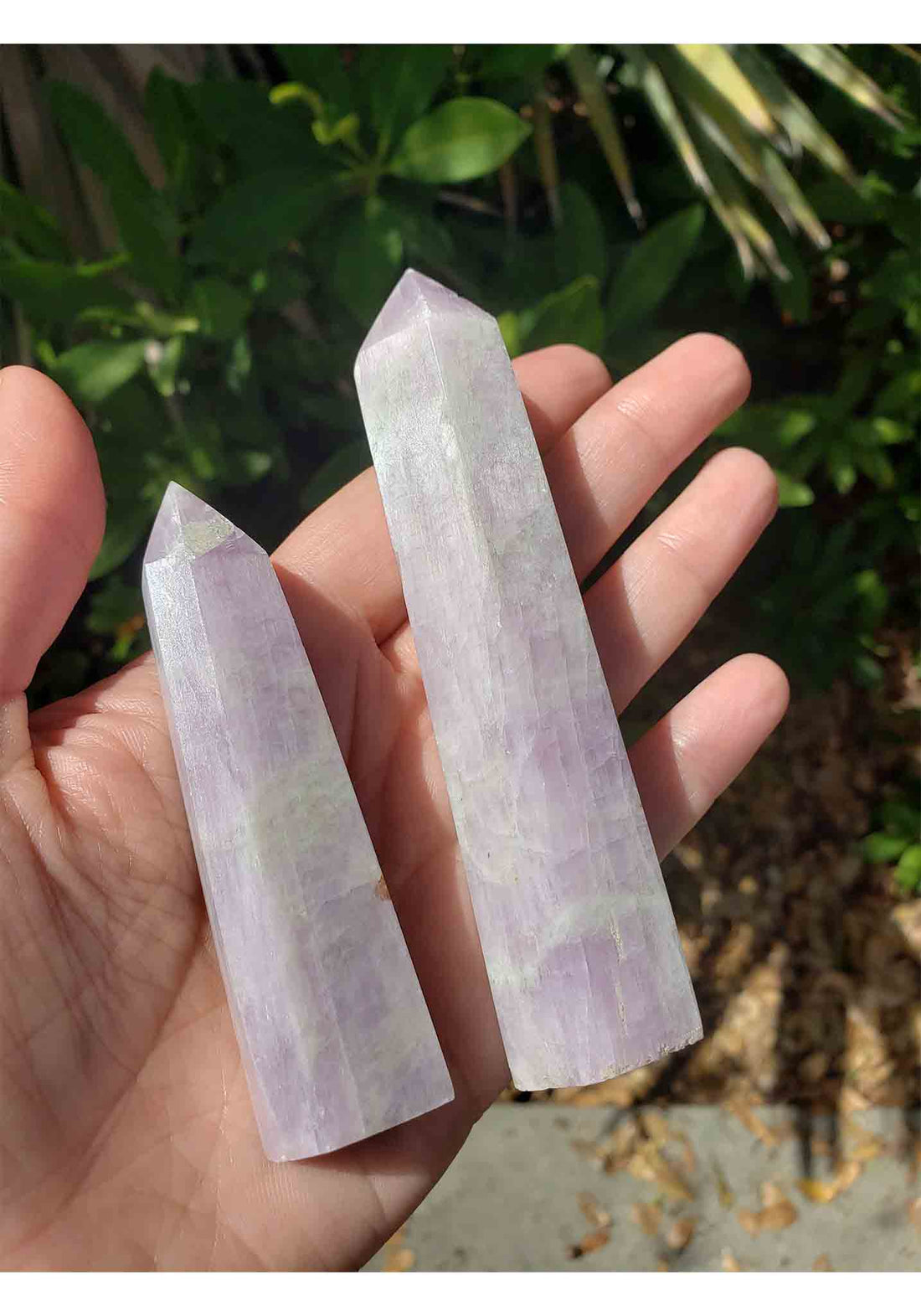 Kunzite Gemstone Point Tower Obelisk 2
