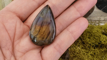 Labradorite Gemstone Cabochon - 51 Carats | Crystal Gemstone Shop.