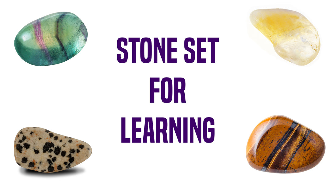 Learning Gemstone Pocket Stone Set | Crystal Gemstone Shop.