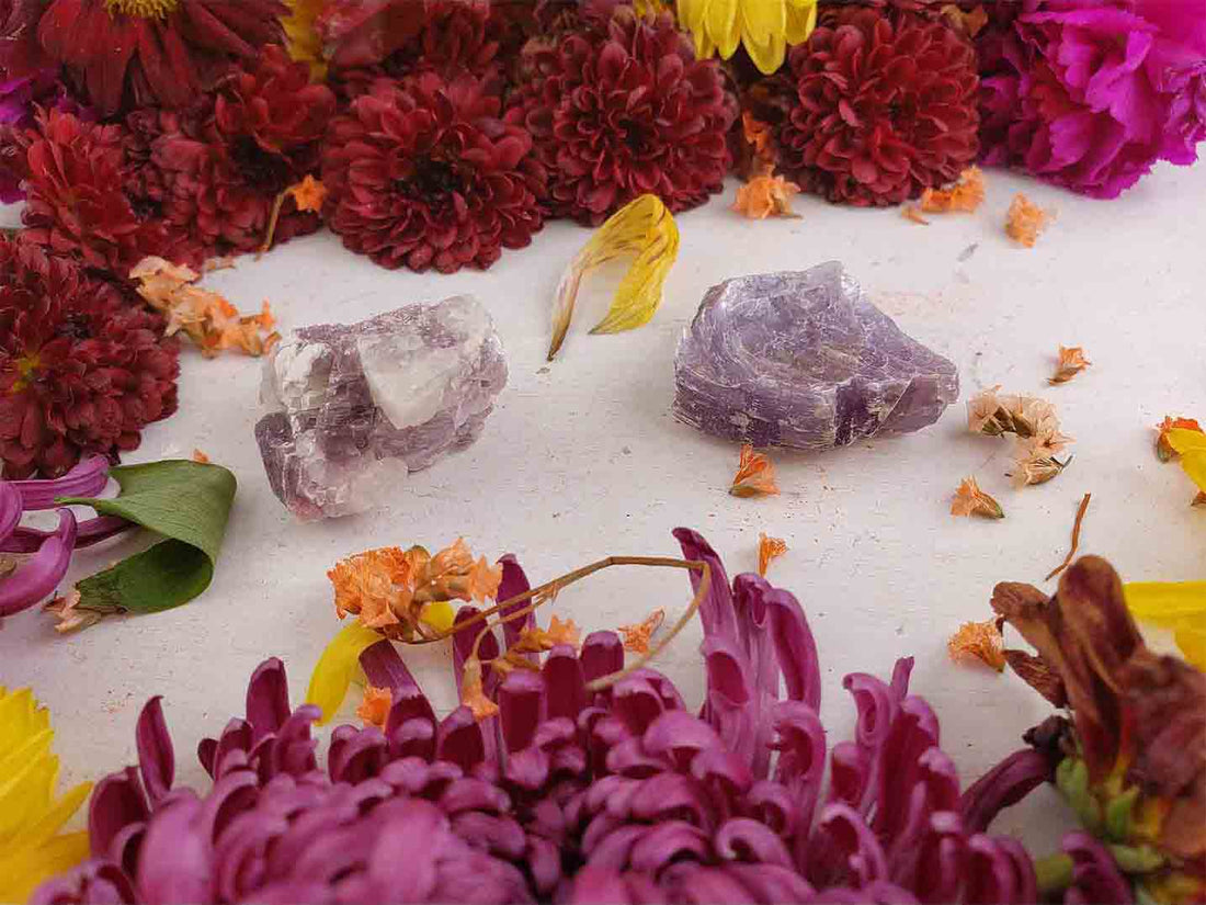 Lepidolite Small - Pink Lithium Mica Gemstone Cleavage Slice - Single Stone or Bulk Wholesale Lots