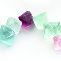 Fluorite Octahedron Mini Gemstone - Single Stone or Bulk Wholesale Lots
