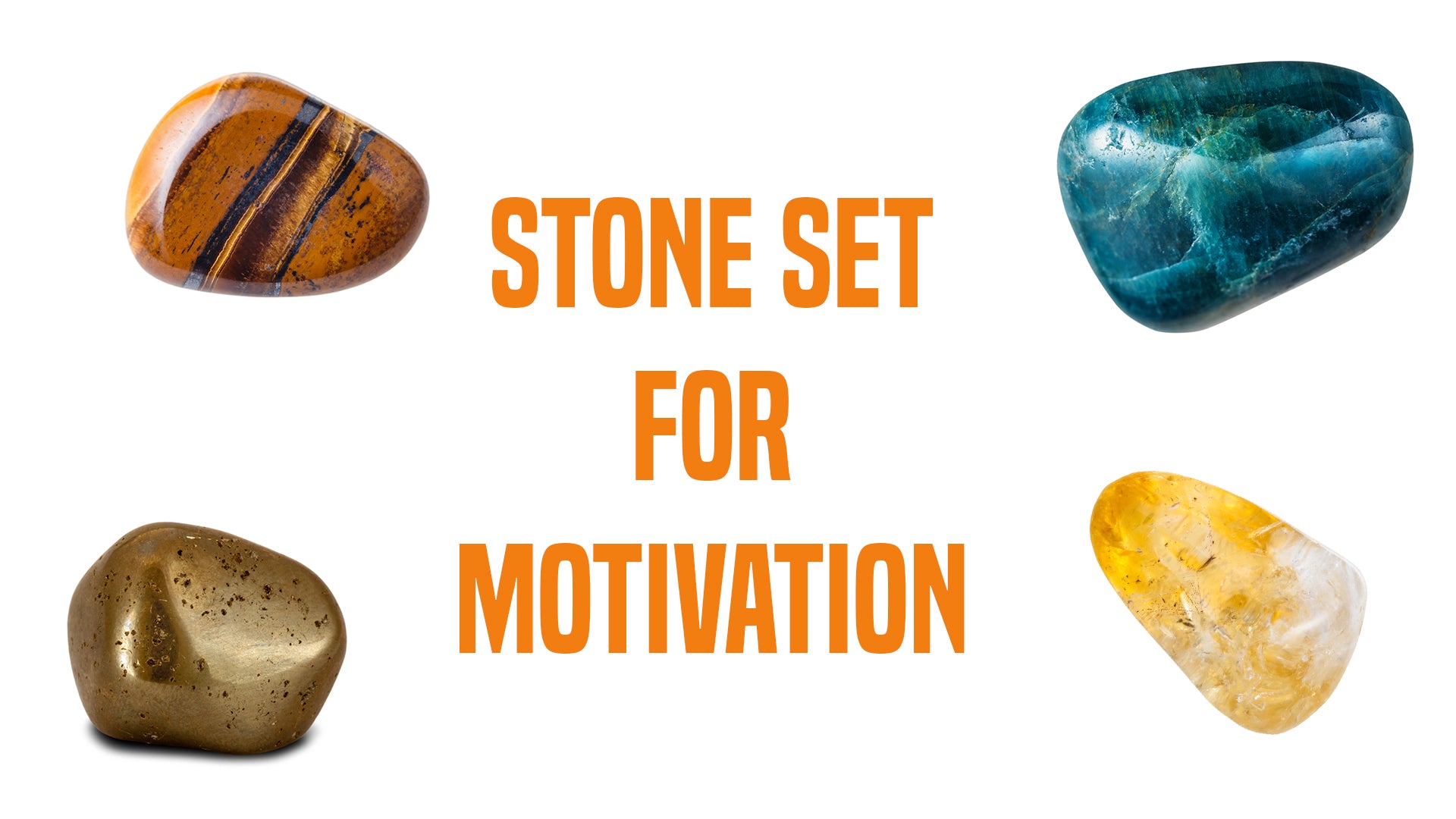 Motivation Gemstone Pocket Stone Set | Crystal Gemstone Shop.