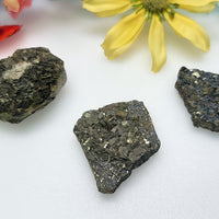 Pyrite Natural Gemstone Druzy Cluster