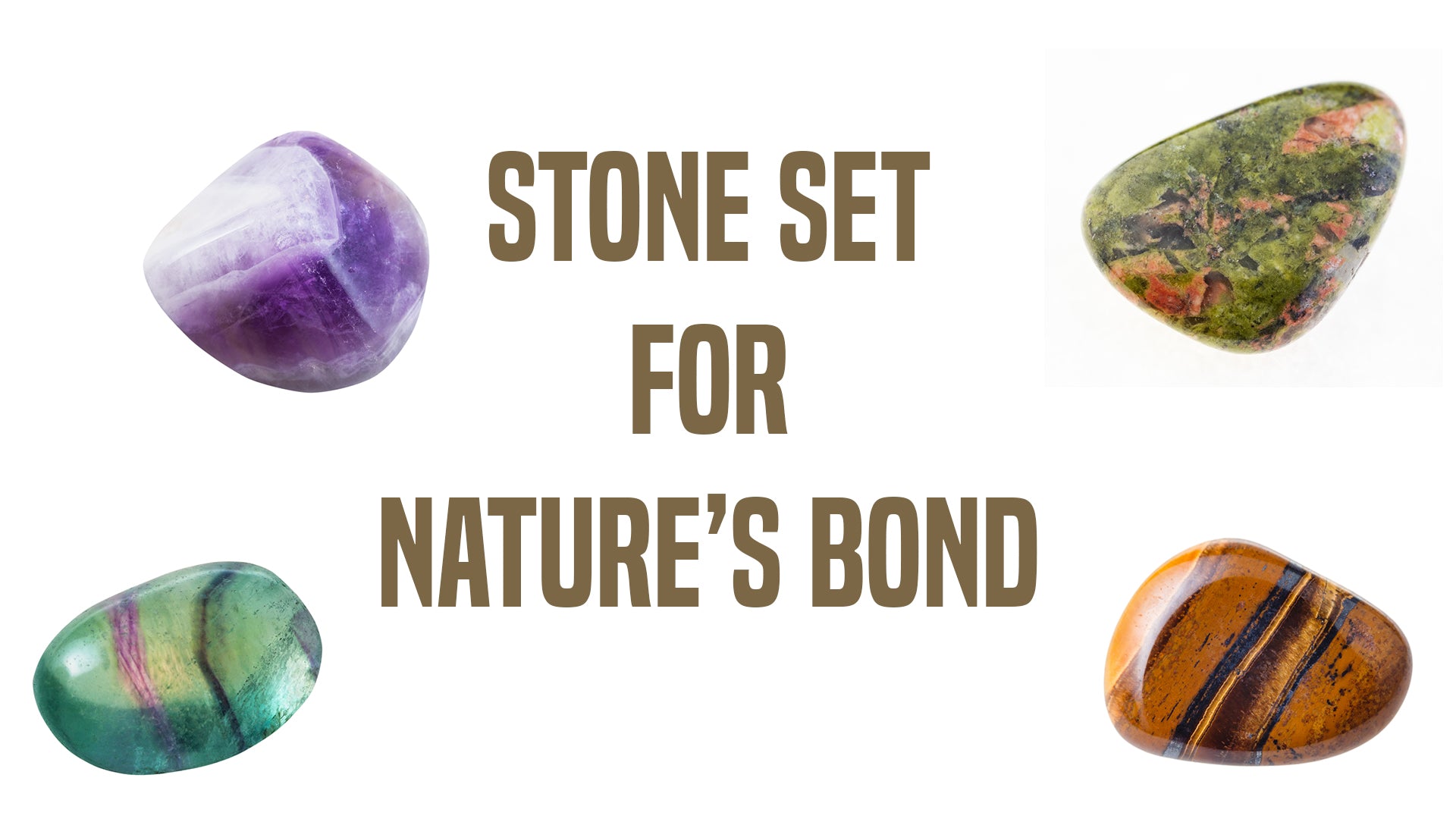 Nature&#39;s Bond Gemstone Pocket Stone Set | Crystal Gemstone Shop.