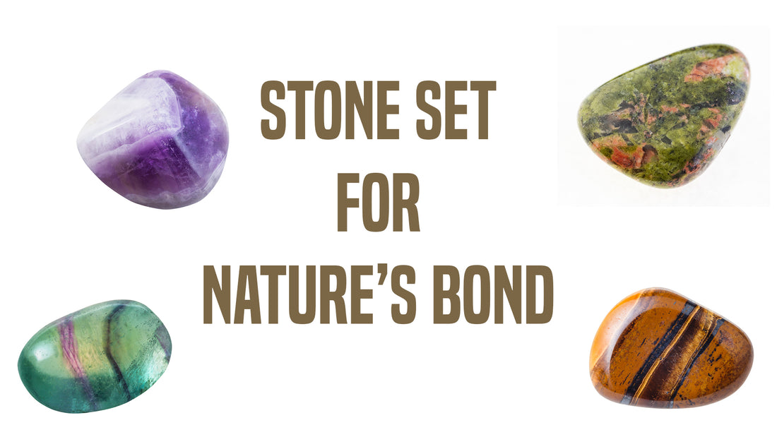 Nature's Bond Gemstone Pocket Stone Set | Crystal Gemstone Shop.