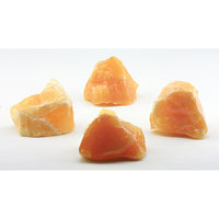 Juicy Orange Calcite Rough Natural Gemstone Cluster  3