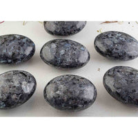 Larvikite Gemstone Polished Meditation Palm Stone 2
