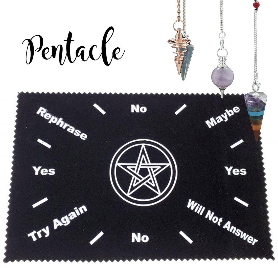Pentacle Pentagram Star Pendulum Mat