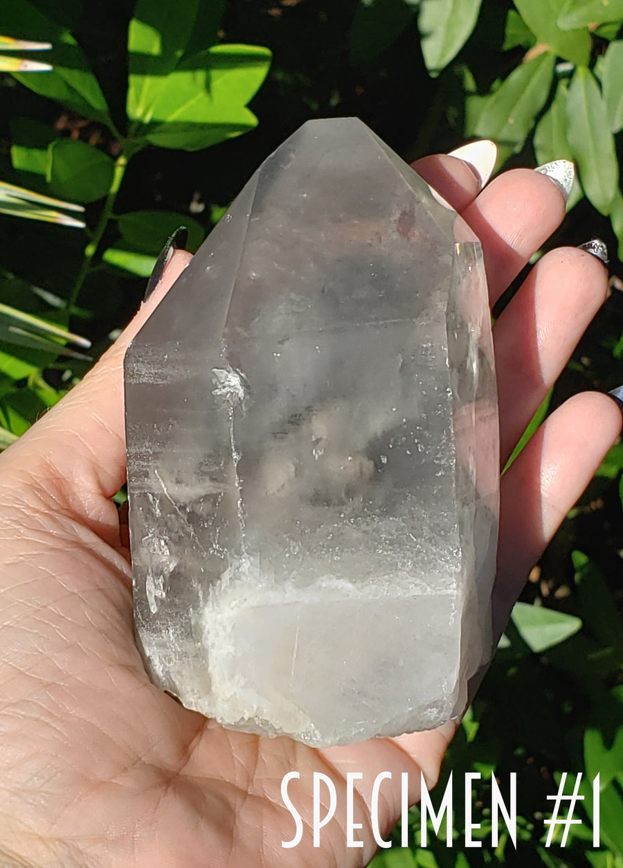 Phantom Included Quartz Natural Gemstone Point | Crystal Gemstone Shop.
