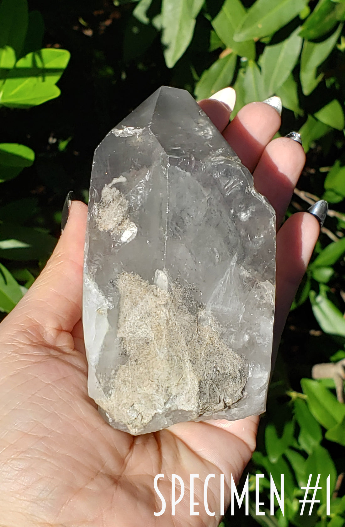 Phantom Included Quartz Natural Gemstone Point | Crystal Gemstone Shop.