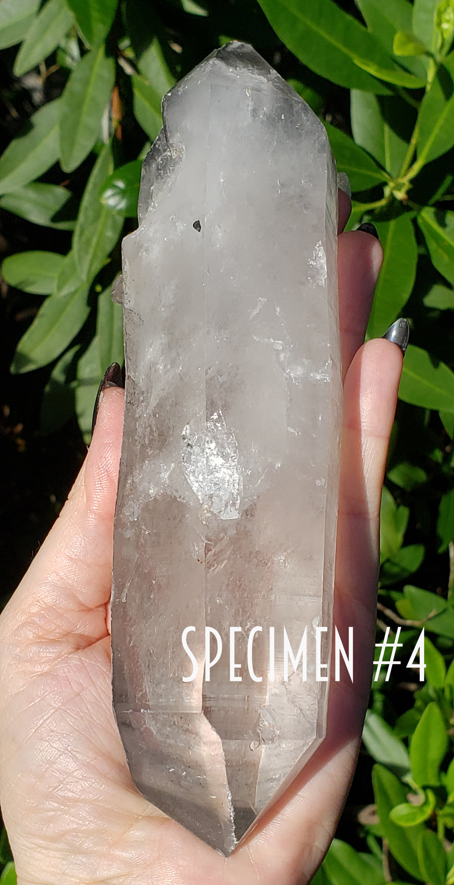 Phantom Included Quartz Natural Gemstone Point | Crystal Gemstone Shop.