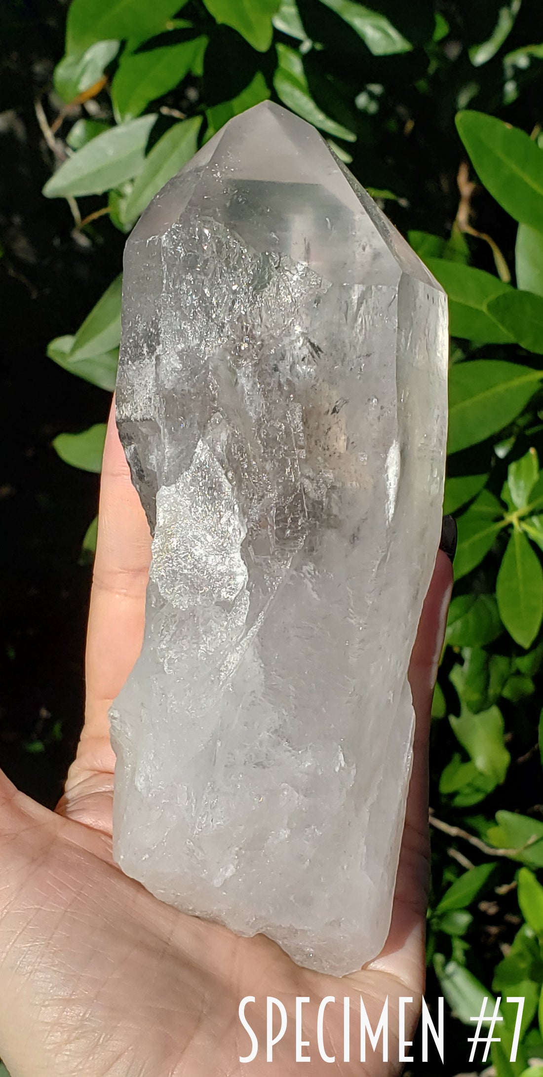 Phantom Included Quartz Natural Gemstone Point | Crystal Gemstone Shop.
