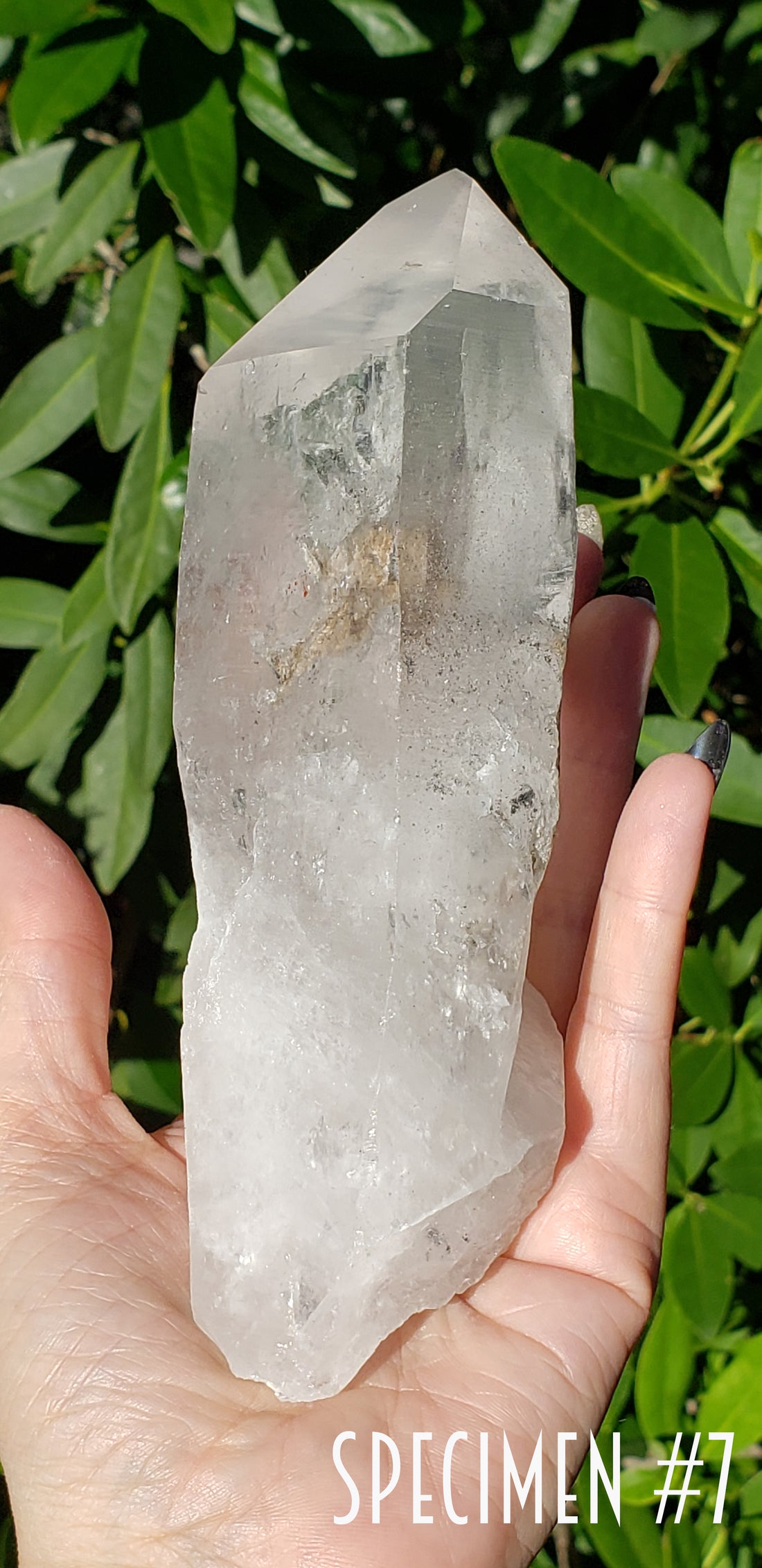 Phantom Included Quartz Natural Gemstone Point | Crystal Gemstone Shop.