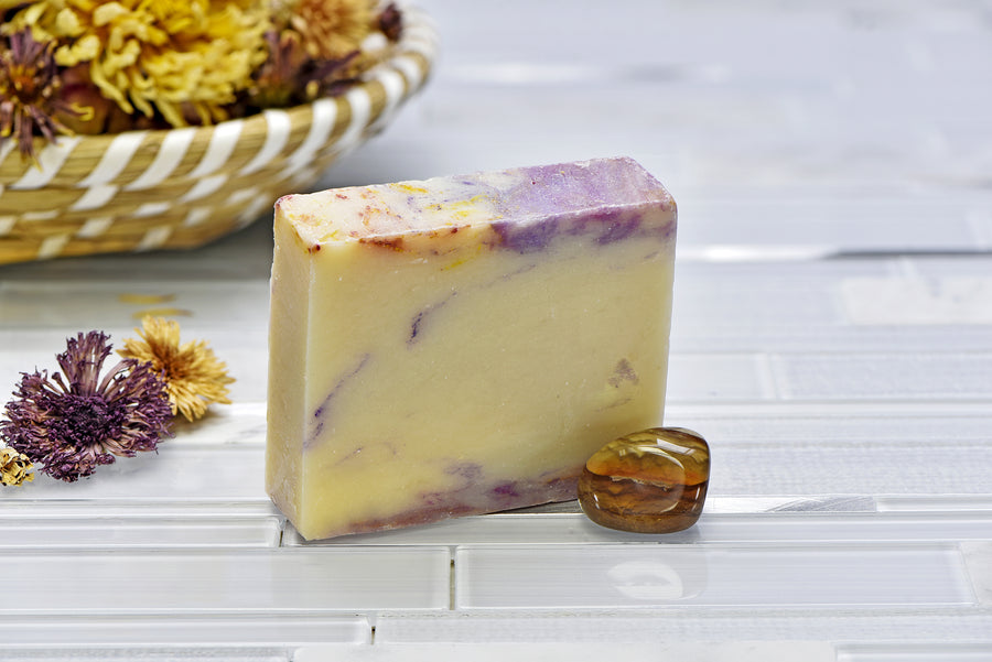 Polychrome Jasper Swirl Gemstone Soap