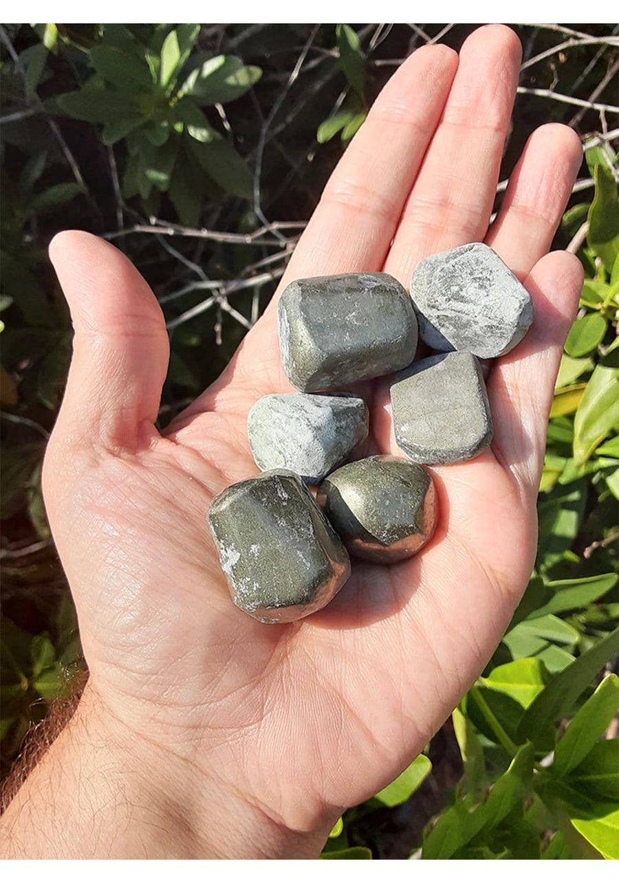 Pyrite Tumbled Gemstone - Multiple Sizes! 2