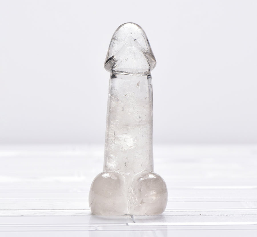 Quartz Crystal Gemstone Phallus