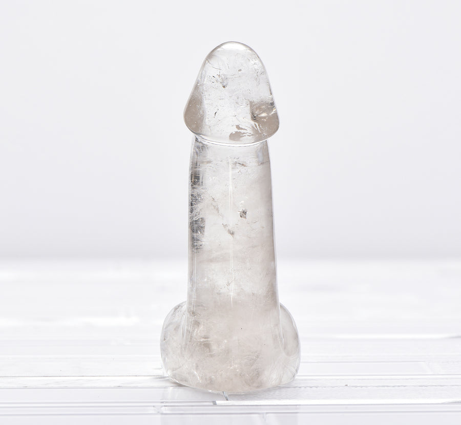 Quartz Crystal Gemstone Phallus