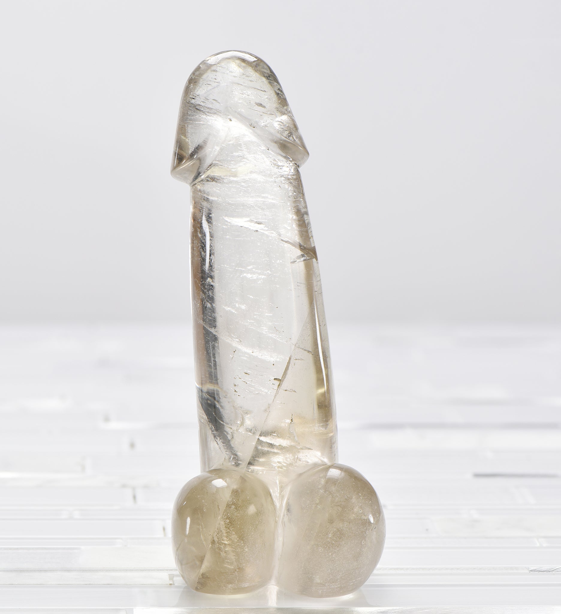 Quartz Crystal Gemstone Phallus - Jumbo 