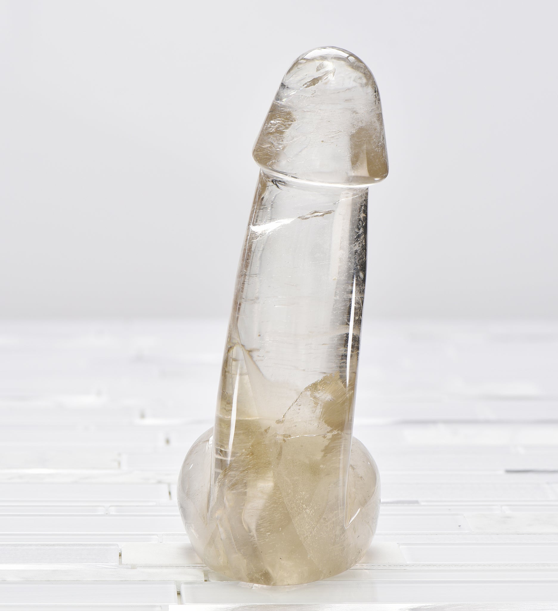 Quartz Crystal Gemstone Phallus - Jumbo 
