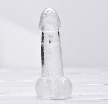 Quartz Crystal Gemstone Phallus #4