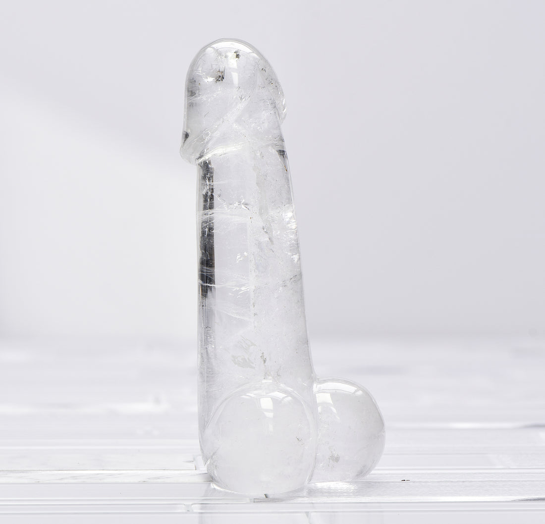 Quartz Crystal Gemstone Phallus #4