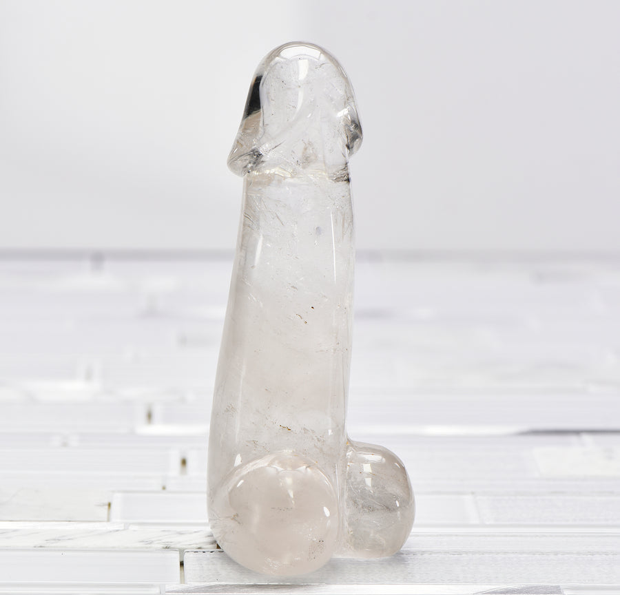 Quartz Crystal Gemstone Phallus #14