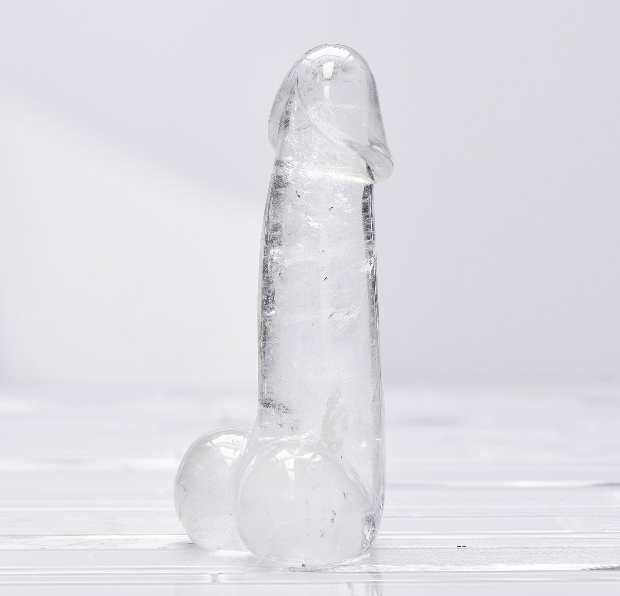 Quartz Crystal Gemstone Phallus 