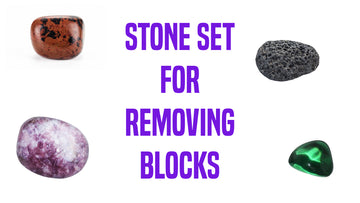 Blockage Removal Gemstone Pocket Stone Set | Crystal Gemstone Shop.