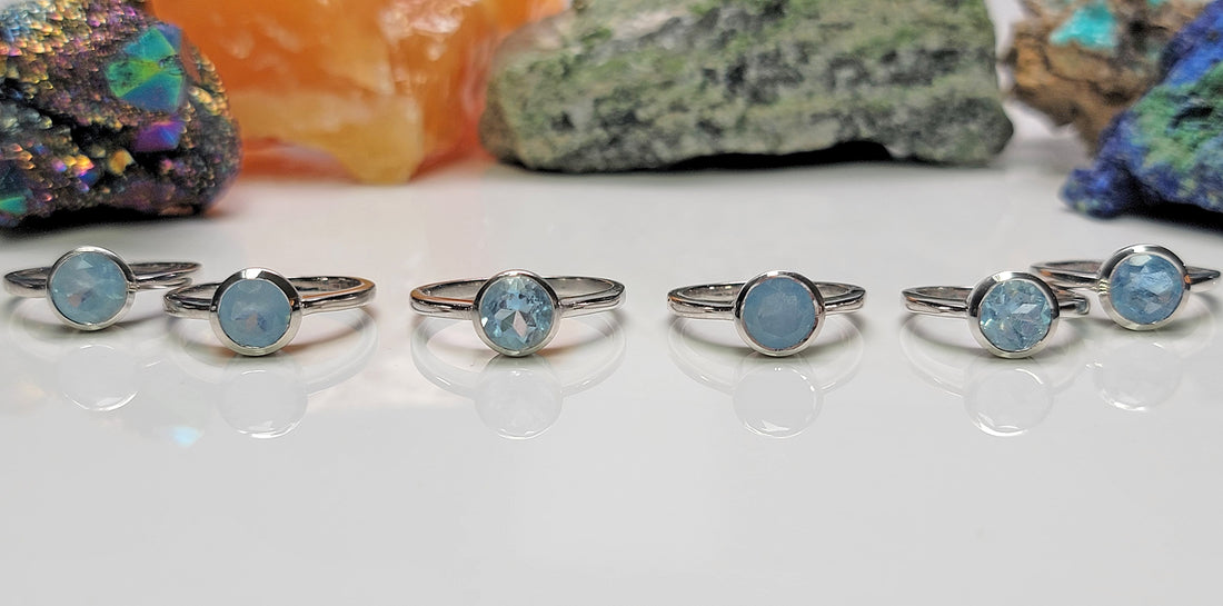 Livia / Aquamarine Ring – Chérie Jewels