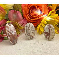 Crazy Lace Agate Gemstone Sterling Silver Ring