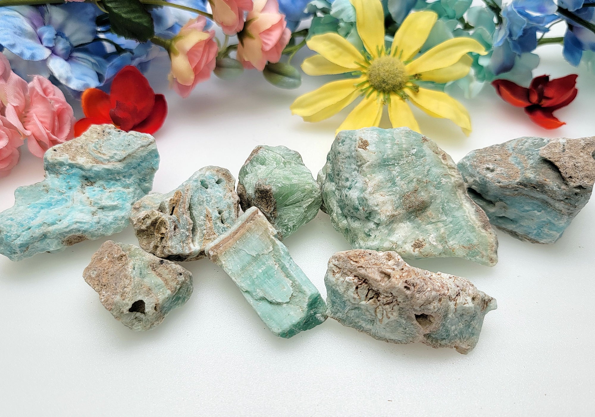 Blue Aragonite Natural Raw Rough Gemstone