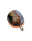 Sardonyx Gemstone Natural Copper & Sterling Silver Pendant