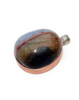 Sardonyx Gemstone Natural Copper & Sterling Silver Pendant