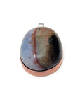 Sardonyx Gemstone Natural Copper & Sterling Silver Pendant