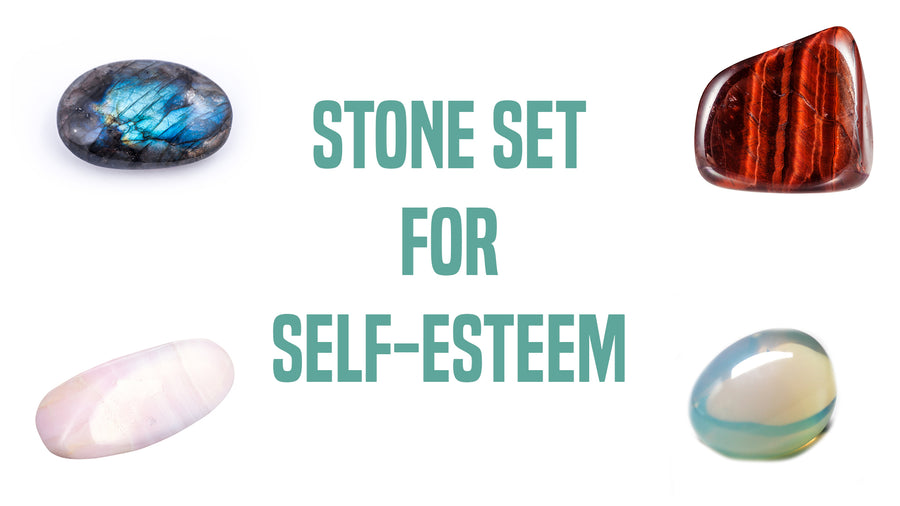 Self-Esteem Gemstone Pocket Stone Set | Crystal Gemstone Shop.