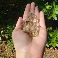 Pale Smoky Quartz Tumbled Gemstone - Mini One Stone or Bulk Lots Outdoors