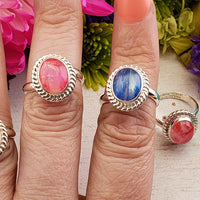 Moonstone Sterling Silver Gemstone Ring - Clara | Crystal Gemstone Shop.