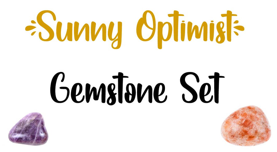 Sunny Optimist Gemstone Pocket Stone Set | Crystal Gemstone Shop.