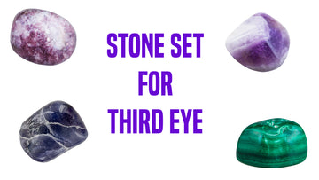 Third Eye Chakra Crystal Set - Four Intuitively Chosen Tumbled Stones