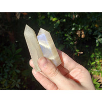 Natural Blue Moonstone Gemstone Point Tower - Stone of Hidden Potential - Multiple Sizes! 2