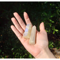 Natural Blue Moonstone Gemstone Point Tower - Stone of Hidden Potential - Multiple Sizes! 3