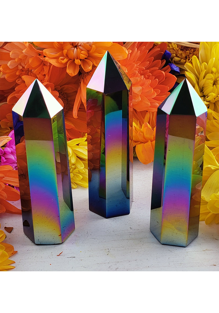 Rainbow Titanium Aura Obsidian Tower Obelisk 4