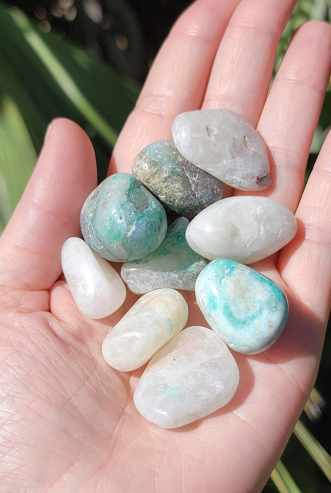 Chrysocolla & Quartz Polished Tumbled Gemstone