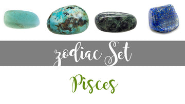 Zodiac Pisces Gemstone Pocket Stone Set | Crystal Gemstone Shop.