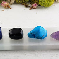Sagittarius Zodiac Kit, Tumbled Crystals and Charging Plate | Crystal Gemstone Shop.